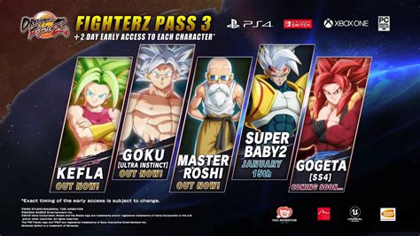 fighterz pass characters
